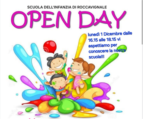 Open Day Scuola dell'Infanzia di Roccavignale